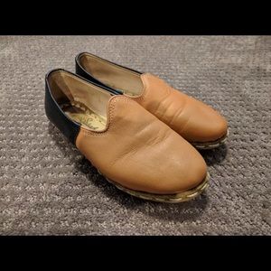 Sabah two tone slip on shoes